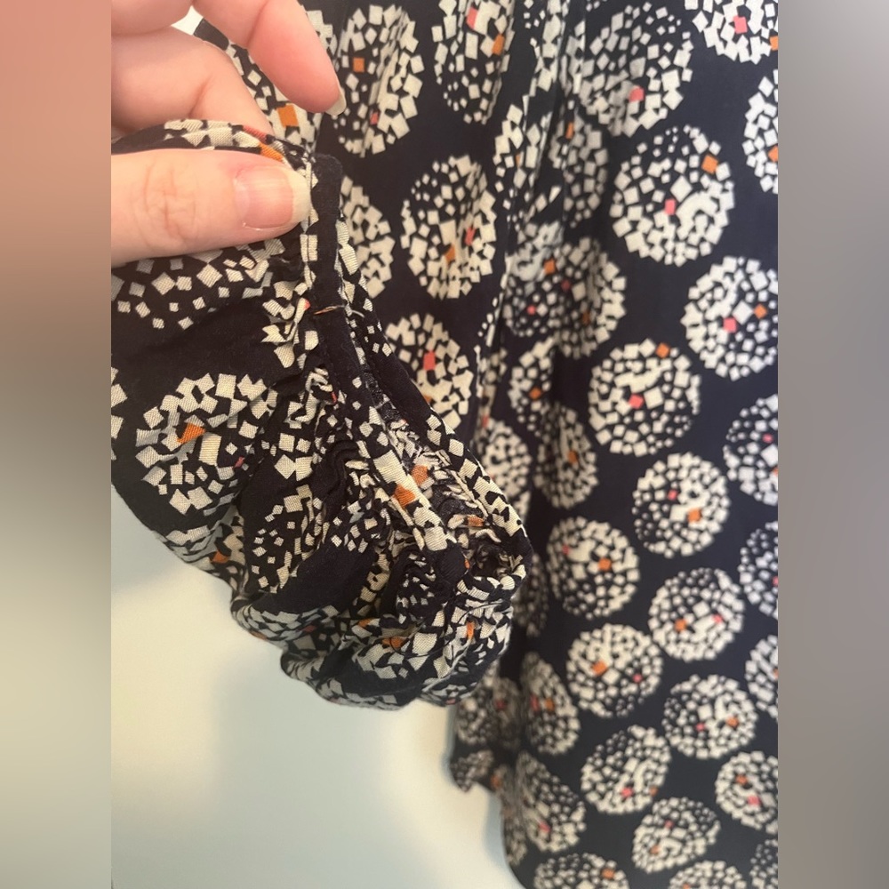 Maeve Patterned Button Up Blouse (Anthropologie) - image 5